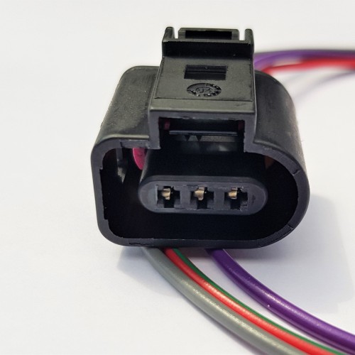 Connecteur 3 broches VW Audi 1J0 973 703 précâblé avec câbles de 30 cm 3D0973703